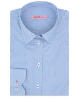 XOOS Women's light blue striped blouse