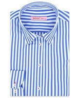 XOOS Women's light blue stick striped blouse