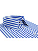 XOOS Women's light blue stick striped blouse