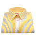 XOOS Women's yellow stick striped blouse