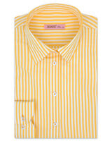 XOOS Women's yellow stick striped blouse