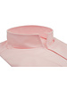 XOOS Men's pink popleen cotton dress shirt with straight open collar (Double Twisted)