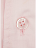 XOOS Men's pink gabardeen cotton dress shirt with straight open collar (Double Twisted)