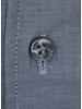 XOOS Men's dress shirt in chambray and straight open collar