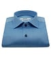 XOOS Chemise homme en Oxford bleu et boutons marine (Double Retors)