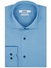 XOOS Chemise homme en Oxford bleu et boutons marine (Double Retors)