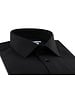 XOOS Men's black popleen dress shirt (Double Twisted)