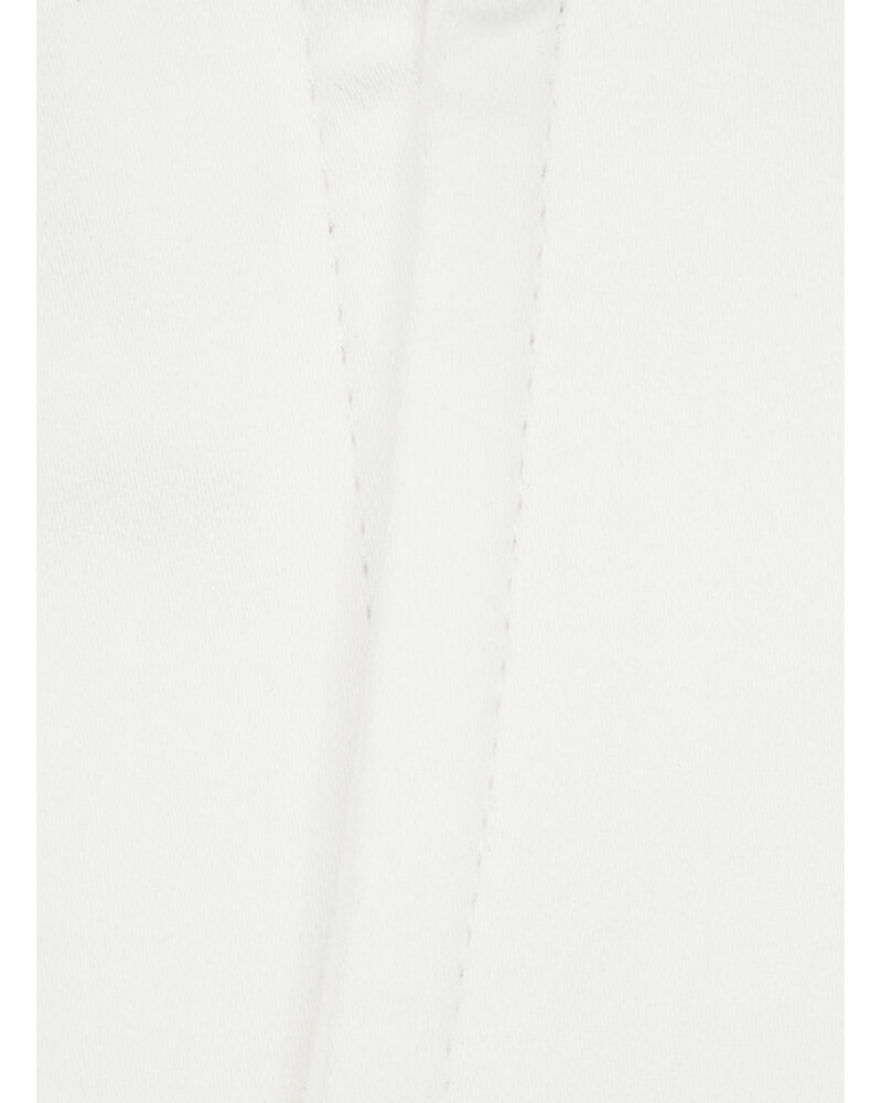 XOOS Chemise homme blanche à col droit ouvert bleu marine