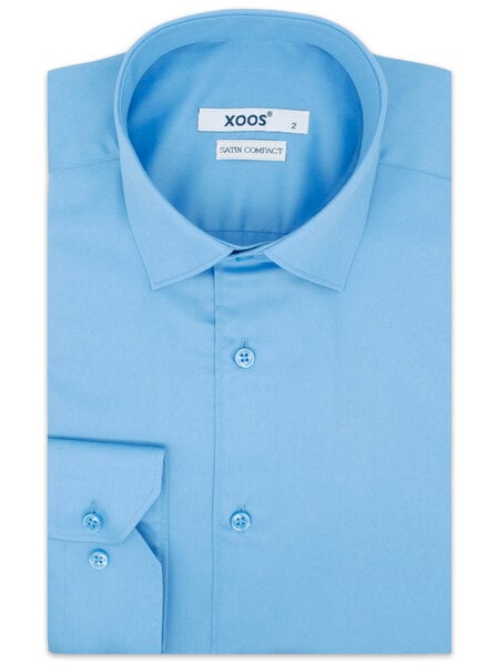 XOOS Chemise homme bleu ciel uni