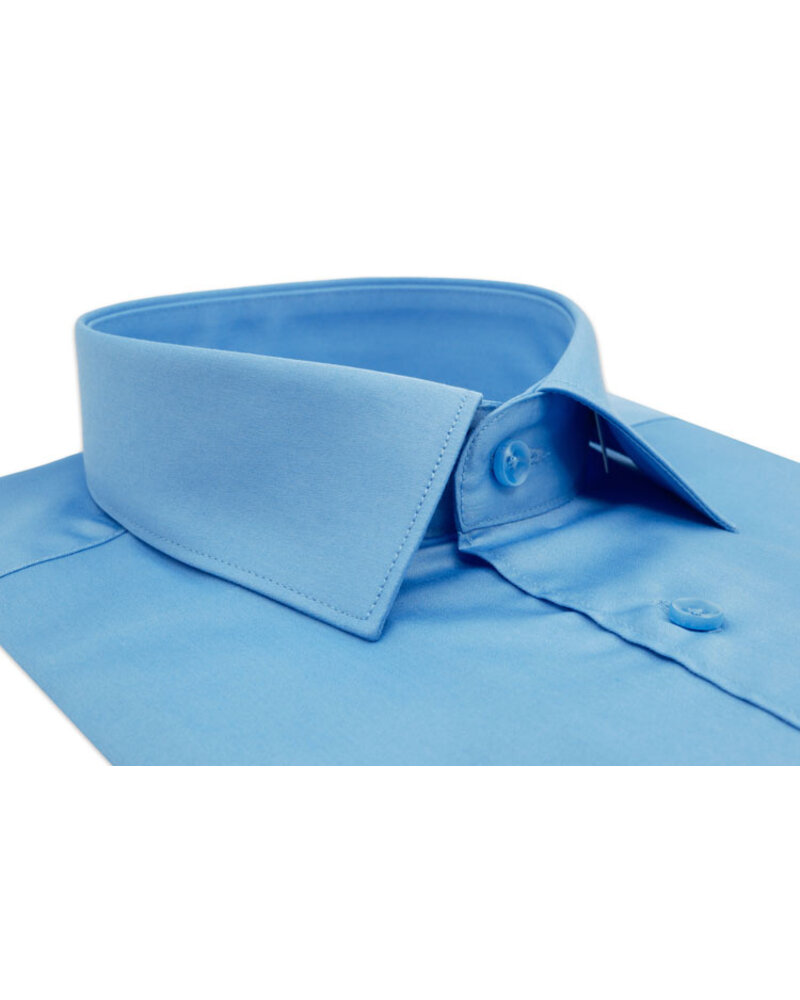 XOOS Chemise homme bleu ciel uni