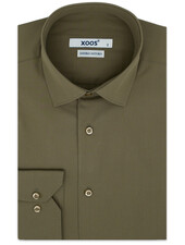 XOOS Men’s khaki green shirt (Double Twisted)