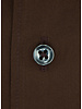 XOOS Chemise homme marron chocolat (Double Retors)