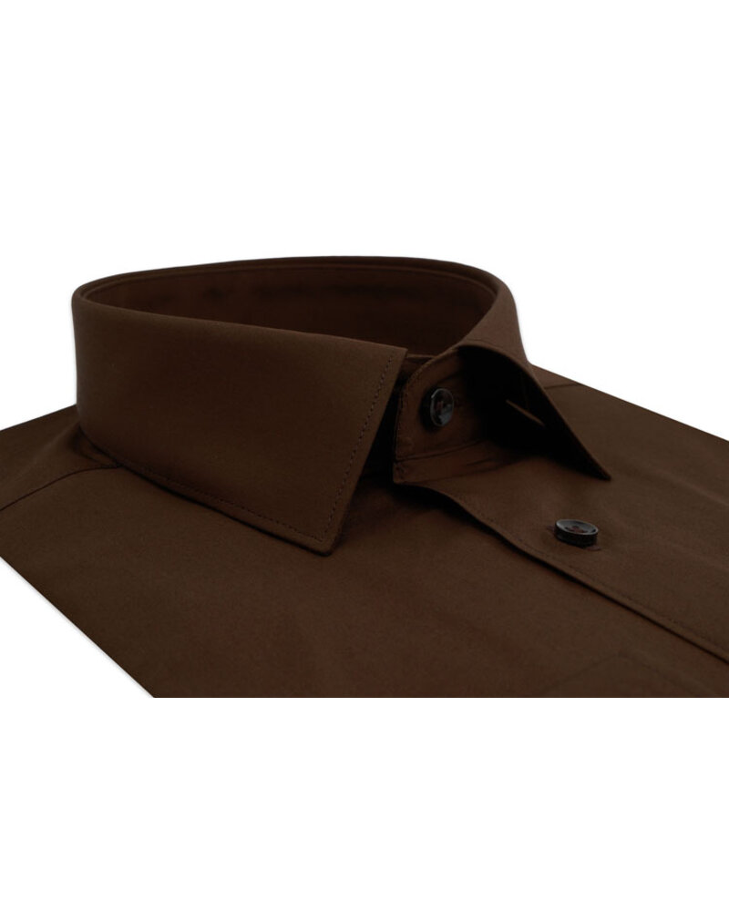 XOOS Men’s chocolate brown shirt (Double Twisted)