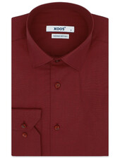 XOOS Men’s burgundy shirt (Double Twisted)