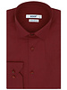 XOOS Chemise homme rouge vin (Double Retors)