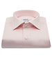 XOOS Men’s Pale Pink Gabardine cutaway Collar Shirt (Double Twisted)