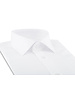 XOOS Men’s White Gabardine French Collar Shirt (Double Twisted)