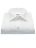 XOOS Men’s White Herringbone dress shirt (Double Twisted)