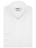 XOOS Chemise homme blanche et gorge cachée ( Popeline Double Retors)