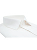XOOS Men's white dress shirt and hidden placket (Double twisted Popleen)