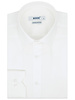 XOOS Men’s white Twill dress shirt with French collar (Double Twisted)