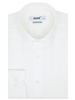 XOOS Men’s white Twill dress shirt with Cutaway collar (Double Twisted)