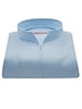 XOOS Women’s sky blue twill blouse with straight open collar
