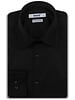 XOOS Chemise homme noire et col de Ville (Double Retors)