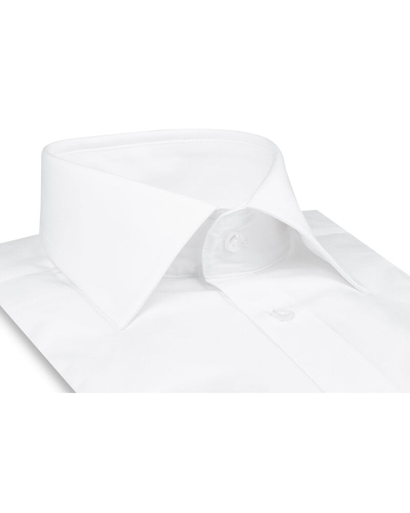 XOOS Chemise homme blanche à col de Ville (Double Retors)