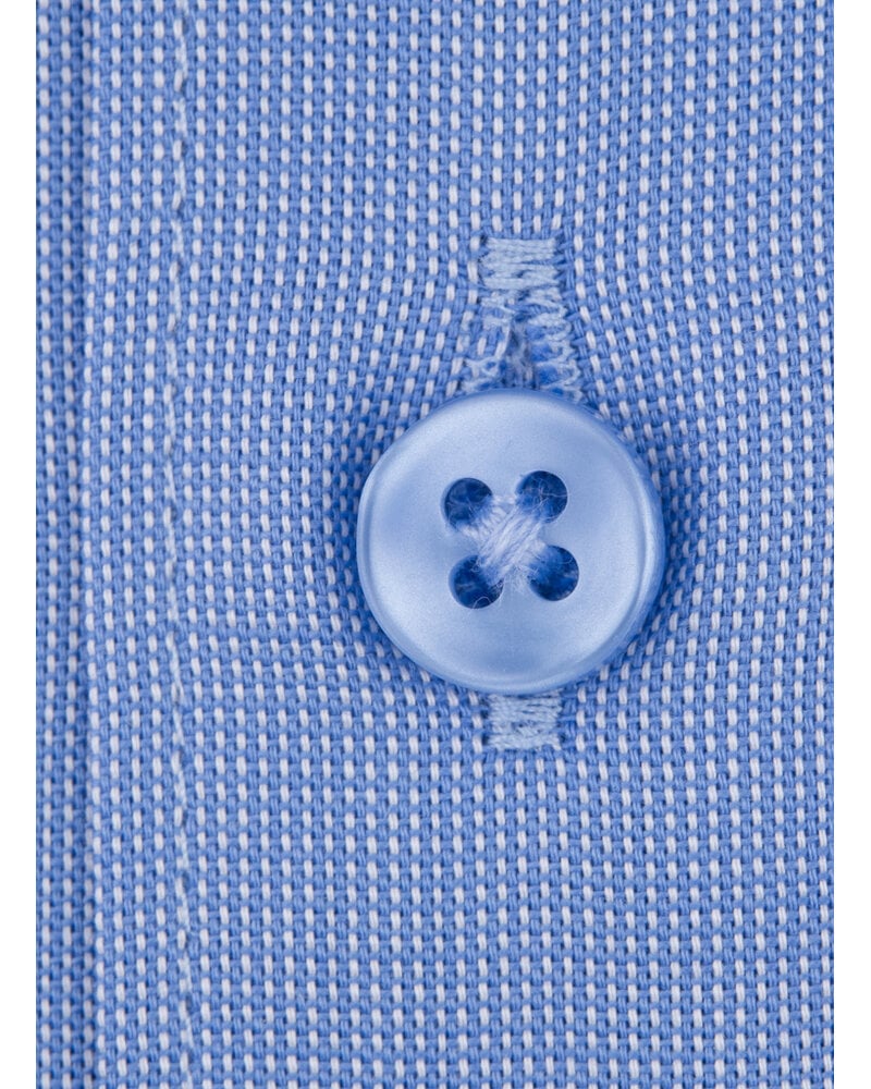 XOOS Men's blue end-on-end shirt (Double Twisted)