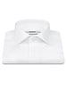 XOOS Men's white shirt with French cuffs and hidden placket (Double Twisted)
