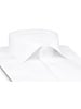 XOOS Men's white shirt with French cuffs and hidden placket (Double Twisted)