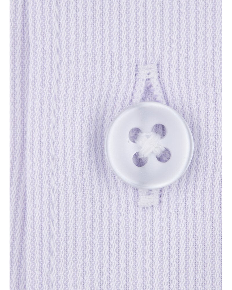 XOOS Men's lavender cotton piqué shirt with French cuffs (Double Twisted)