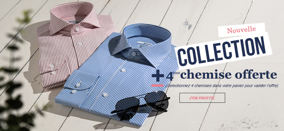 Basique, intemporelle, blanche ou à motifs, découvrez notre catalogue de chemise pour homme à coupe ajustée ou régulière