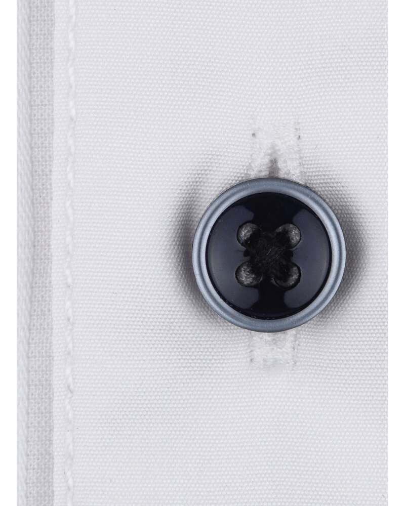 XOOS Chemise homme blanche à plastron et col cassé pour Tuxedo