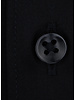 XOOS Chemise homme noire à poignets mousquetaire (Double Retors)