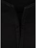 XOOS Men’s black fitted shirt with open straight collar (Double Twisted)