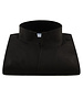XOOS Chemise homme à col droit ouvert noire(Double Retors)