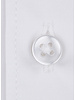 XOOS Chemise homme blanche à poignets mousquetaire et col Italien (Popeline Double Retors)