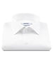 XOOS Men's white Cutaway Collar and French cuffs dress shirt  (Double Twisted Popleen)