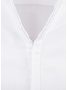 XOOS Chemise homme blanche à col droit ouvert et poignets mousquetaire (Double Retors)