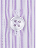 XOOS Chemise homme lavande à rayures et col droit ouvert