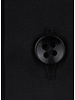 XOOS Chemise NON CINTRÉE noire en popeline (Double Retors)