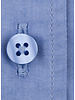 XOOS Chemisier femme en pinpoint bleu ciel et col droit ouvert