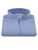 XOOS Women’s sky blue pinstripe shirt with open straight collar