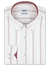 XOOS Chemise homme Frenchy seventies (Double Retors)