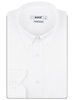 XOOS Chemise homme blanche à col boutonné (Double Retors)