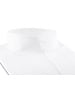 XOOS Men's white shirt with straight open collar (Sateeen cotton)