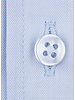 XOOS Chemise homme en Oxford ciel et col droit ouvert (Double Retors)