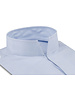 XOOS Chemise homme en Oxford ciel et col droit ouvert (Double Retors)